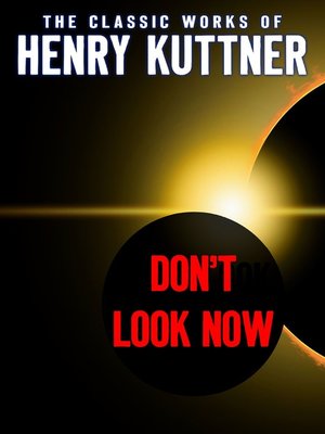 cover image of Don't Look Now